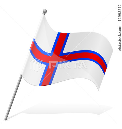 flag of Faroe Islands vector illustration flag of Faroe Islands vector illustration 11998212