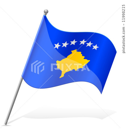 flag of Kosovo vector illustration flag of Kosovo vector illustration 11998215