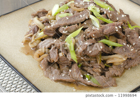 Beef Bulgogi - Korean marinated BBQ beef 11998694