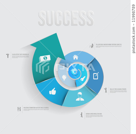 Arrow circle step to success can use for business concept. Arrow circle step to success can use for business concept. 11998789