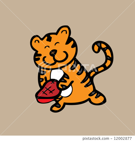 Tiger and meat Tiger and meat 12002877