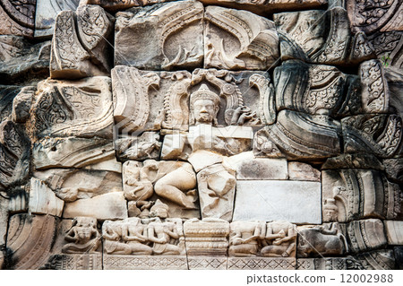 Narai lintel at Phimai castle 12002988