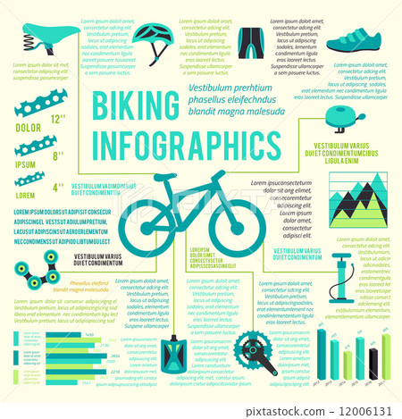 Bike icons infographic - Stock Illustration [12006131] - PIXTA