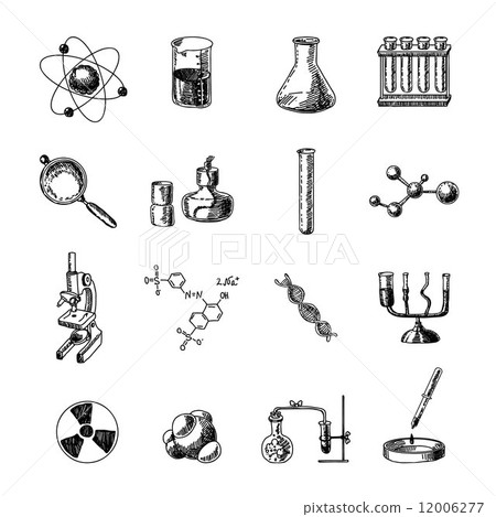 Chemistry icons set Chemistry icons set 12006277