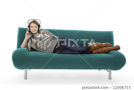 Woman listening to music 12006715