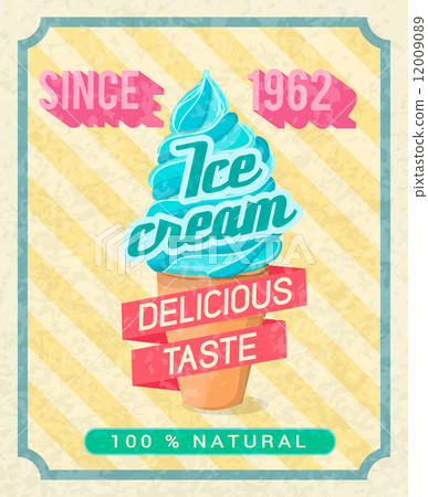 Ice-cream poster Ice-cream poster 12009089