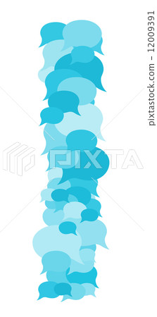 blue speak bubbles blue speak bubbles 12009391