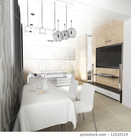 modern interior of living room modern interior of living room 12010524