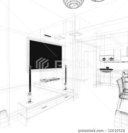modern interior of living room modern interior of living room 12010528