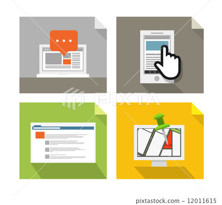 Modern technology concepts. Design elements 12011615