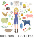 農業矢量插圖集 12012168