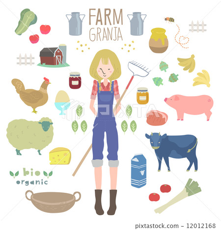 農業矢量插圖集 農業矢量插圖集 12012168