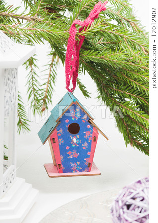 Christmas toy birdhouses  12012902