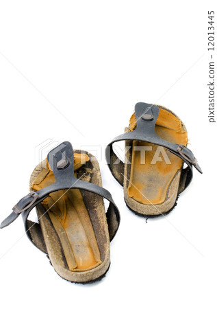 Old Sandals over white 12013445