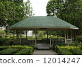 Green roof rest house locate in the public garden 12014247