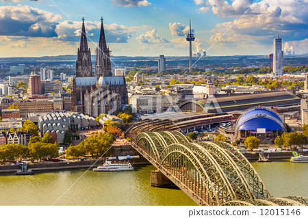 Aerial view of Cologne Aerial view of Cologne 12015146