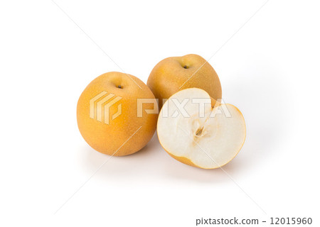 日本梨切成兩半 12015960