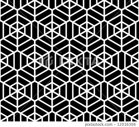 Hexagons texture. Seamless geometric pattern. Hexagons texture. Seamless geometric pattern. 12016308