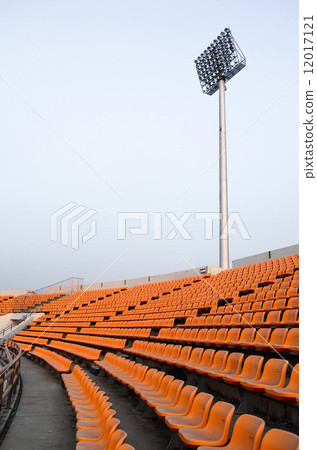 Stadium with sportlight. Stadium with sportlight. 12017121