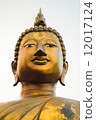 The Buddha statue is revered by Buddhists. 12017124