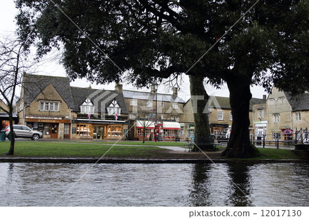 Bourton-on-the-water landscape UK Bourton-on-the-water landscape UK 12017130