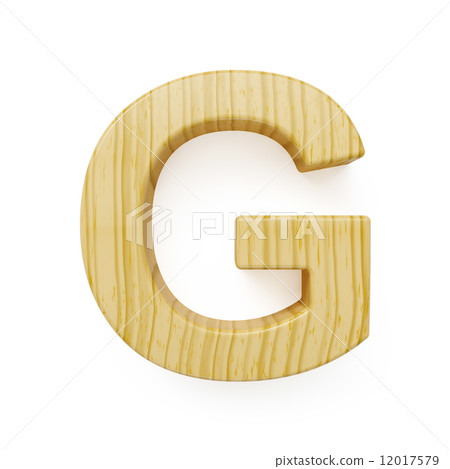Wooden alphabet letter symbol - G Wooden alphabet letter symbol - G 12017579