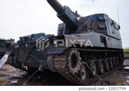 Long nose (155 mm howitzer self-propelled gun) 2014 Fuji general fire exercise Long nose (155 mm howitzer self-propelled gun) 2014 Fuji general fire exercise 12017784