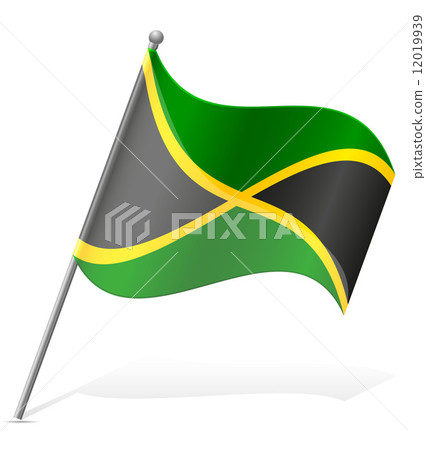flag of Jamaica vector illustration flag of Jamaica vector illustration 12019939