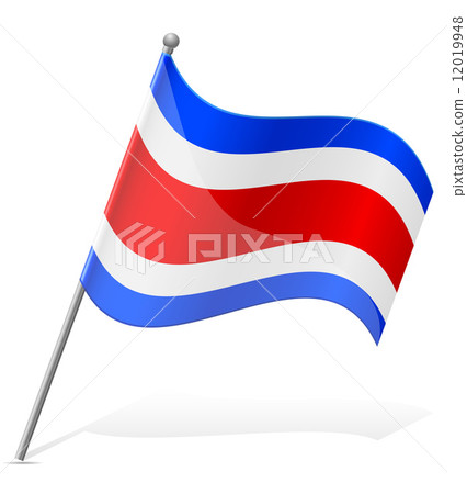 flag of Costa Rica vector illustration flag of Costa Rica vector illustration 12019948