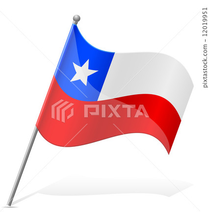 flag of Chile vector illustration flag of Chile vector illustration 12019951