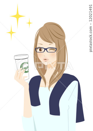 Cafe time smile female glasses 12021491