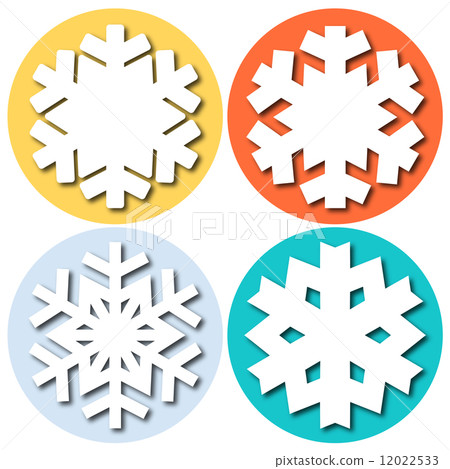 Decorative abstract snowflake. Decorative abstract snowflake. 12022533