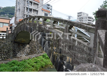 長坂橋（長崎市長崎市博多町 - 八幡町） 12022766