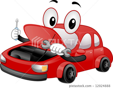 Car Repair Mascot Car Repair Mascot 12024888