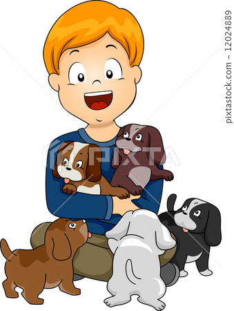 Dog Lover Kid Dog Lover Kid 12024889