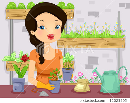 Vertical Garden Girl 12025305