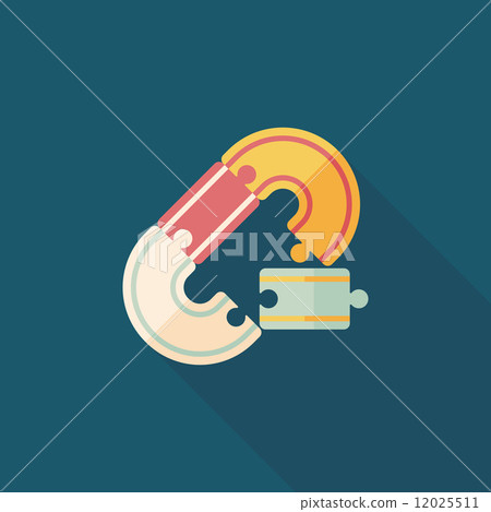 Race Tracks lat icon with long shadow,eps10 12025511