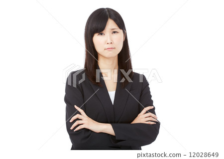 Worried business woman 12028649