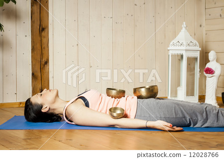 yoga woman yoga woman 12028766