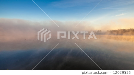 mist over the River at dawn 12029535