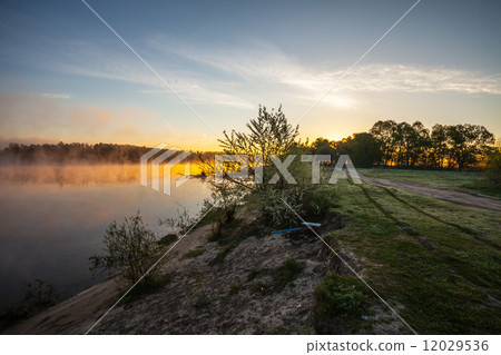 mist over the River at dawn mist over the River at dawn 12029536
