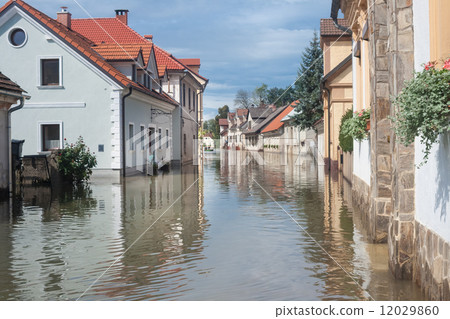 Flooded street 12029860