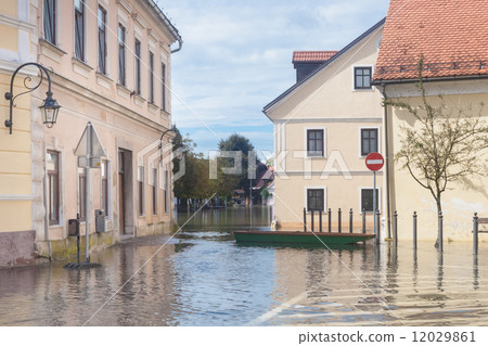 Flooded street 12029861