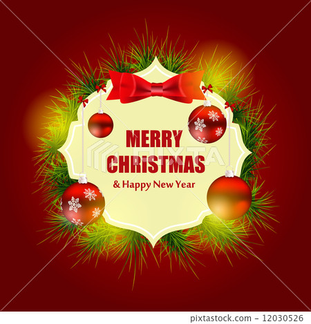 Abstract Beauty Christmas and New Year Background. Vector Illust Abstract Beauty Christmas and New Year Background. Vector Illust 12030526