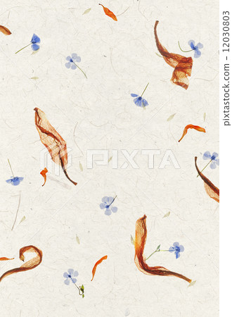 Handmade flower petal paper texture 12030803