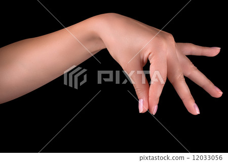 woman hand pick up object 12033056