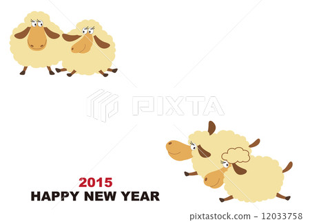 Sheep greeting card Sheep greeting card 12033758