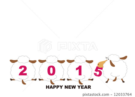 Sheep greeting card Sheep greeting card 12033764