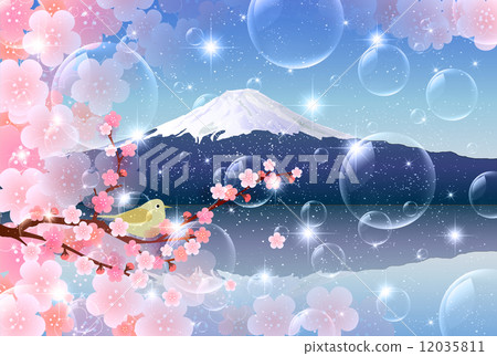 Mt. Fuji New Year's card 12035811