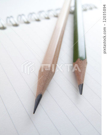 Pencil and note 12035894